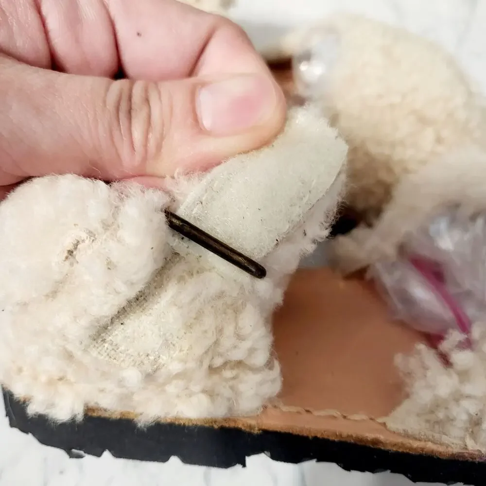 ZARA Shearling Flats‎ Size 24